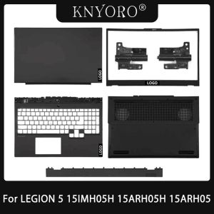 Ramar Nytt för Lenovo Legion 5 15ImH05H 15Arh05H 15Arh05 Y7000 2020 Laptop LCD Back Cover/Front Bezel/Hinges/Palmrest/Bottom Case Cover Cover