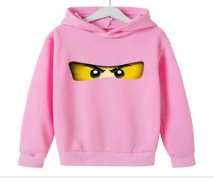 2021 Boy Hoodie Autumn Winter Kid Legoes Ninjago Sweatshirt Cotton Top Girl Langarm Pullover 5-14y Hip Hop Clothes18061