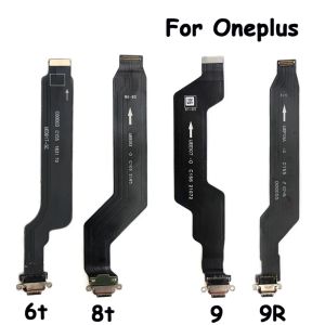 For OnePlus 6 6T 7 7T 8T 9R 8 Pro 9 Pro Nord 4G N10 5G Type C USB Charging Port Dock Connector Flex Cable Repair Parts