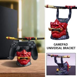 Rack för Ghost of Tsushima Gaming Controller Holder Ytterligare en livskontroller Holder Figur Hörlurstativ för PS5/PS4 NS K7A5