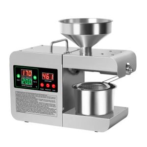 Pressers X8S Home Oil Press Machine Peanut Sesame Cold Oil Extractor 110V 220V Flax Sunflower Oil Presser