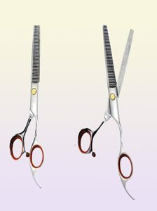 Hår sax Professional Japan Steel 7 3939 Pet Dog Grooming Cut Tonning Shears Cutting Berber Hairdressing Scissorshair3768648