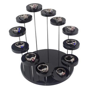 Acrylic Decoration Stand Ring Jewelry Three-tier Round Three-dimensional Rotating Display Dessert Cake Other Home Decor2138