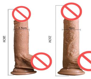 Swing automatico giocattoli sessuali per adulti per donne Nuova pelle che sente realistica pene super enorme dildo grande con giocattoli sessuali di aspirazione per womA2869722