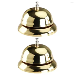 FESTIDOS DE FESTO 2 PCS Pressione a mão Ring the Bell Toy Toy Puppy Toys for Small Dogs Metal Reception Desk