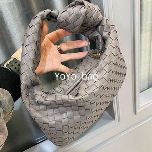 Designer Hobo Bag Cow Horn Jodie Intreciato Tote Handbag Single Shoulder Woven Large Capacity Womens Internal Zipper Underarm Pouch