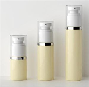 30ml 50ml 80mlペットプラスチックプラスチックアップスケール空の空掃除ポンプボトルローションメイク用化粧品クリーム2333 9003824用エアレスディスペンサーコンテナコンテナ