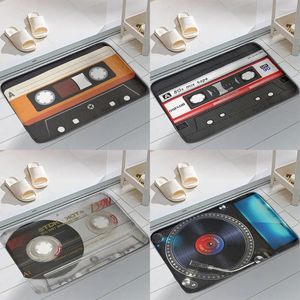 Carpets 3D Audio Tape Mats For Front Door Doormat Absorbent Non-slip Mat Bathroom Home Decor Custom Living Room Hallway Floor