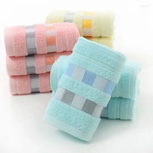 Towel 33 73cm Home Textile Plain Square Pure Cotton Promotion Gifts Color Quick-dry Type Face 3pcs/lot