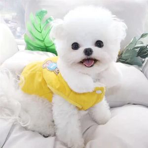 Dog Apparel Small Clothes Winter Autumn Fashion Catoon Sweater Pet Cute Desinger Vest Cat Warm Jacket Puppy Harness Poodle Chihuahua