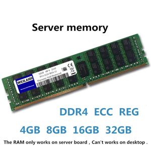 RAMS DDR4 Server Memory RAM 16GB 8GB 32GB PC4 2400MHz 2133MHz 2666MHz 2133P 2400T 2666V Reg ECC Support X99 Moderkort