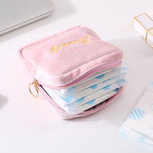 Women Girl Mini Small Lipstic Makeup Bags Travel Zipper Earphone Sanitary Napkin CosmeTic Storaginizer Bag Pouch Case