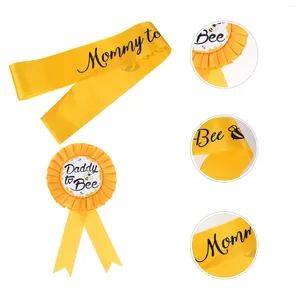 Coperture sedia da 2 set badge ape spalla cinghia decorazione per bambini ganna tema decorativo regalo tessuto satinato teschio in gravidanza