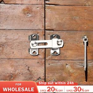 Sliding Barn Door Latch for Locking Sliding 180 Degree Right Angle Door Lock Gate Bolt Wine Cabinet Closet Window Door Lock Plug