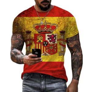 New World Flag T-shirt for Men 3d HD Graphics Printing Oversized Hot Selling Short-sleeved Shirt Retro Crewneck Top Clothing6XL