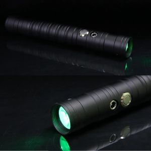 Double-edged Lightsaber RGB 7 Colors Change LED Laser Sword Two in One Switchable Saber Sound Full Metal Handle Cosplay Gift