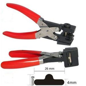 Punch Free Shipping T Shape Hole Punch forme Furadores Hardballs Pvc Card Plier 26x8x4mm Furrezione di cartoleria