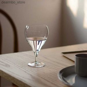 Wine Glasses Water Droplets Crystal Champane Wine lasses Cocktail Bantam Cup Creative Transparent Juice Drinks Red Wine lass for Bar L49