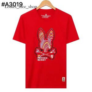 Tshirt psicologico maschile maschili di coniglio maschere designer di coniglio pazzo coniglio psicologico di alta qualità camicia a collo rotondo physcho coniglietto psyco coniglietto 884