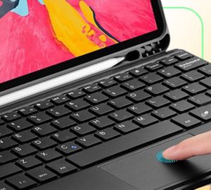 Touch Função Casos de teclado Bluetooth para iPad Air4 109 Cover de proteção Pro 11 129 polegadas 2021 Tablet Pen Slot5925698