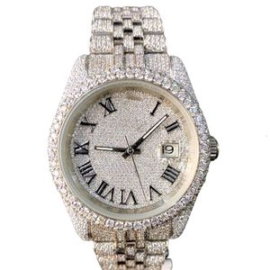 Luxury Looking Fully Watch Iced Out For Men woman Top craftsmanship Unique And Expensive Mosang diamond 1 1 5A Watchs For Hip Hop Industrial luxurious 1253