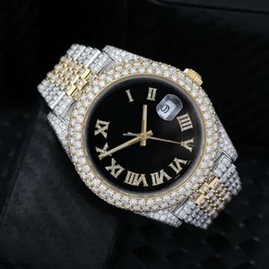 Luxury dall'aspetto completamente guardato per uomo donna top artigianato un unico e costoso Mosang Diamond 1 1 5A orologi per hip hop industriale lussuoso 7868