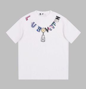 Męskie koszulki projektant T koszule męskie designerskie koszulę Summe r czyste bawełniane krótkie rękawowe okrągłe okrągły list