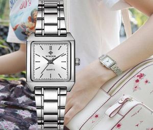 モントレファムWwoor Luxury Brand Womens Watches Fashion Rectangle Small Watch Woman Quartz Dress Ladies Bracelet Wrist Watch 2202126743961