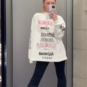 High Version Bs the Year of the Loong Co Branded Direct Spray Digital Printing T-shirt Lovers Large Long Sleeve t Loose Bottoming Shirt