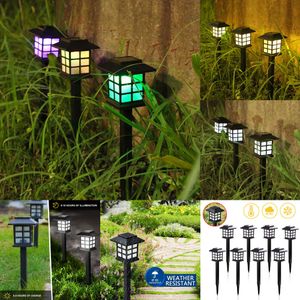 Novo caminho LED Lights Lights Lawn Outdoor Solar Lamp Decoration for Garden/Yard/Paisagem/Pátio/Drinação/Iluminação