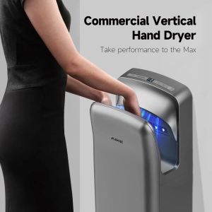 Dryers AIKE Jet Hand Dryer Automatic 710s Super Fast Hand Dryer with HEPA Filter for Washroom 1750W 220V/110V Model AK2005H