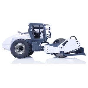 LESU 1/14 Металлический тяжелый гидравлический готовый RC Road Roller AOUE-H13I Электрический машиностроение Взрослые модель RC Heavy Machine Toys