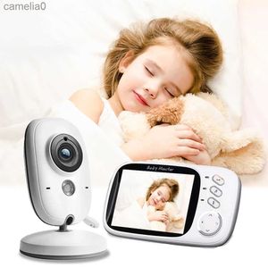 Baby Monitors Video Baby Monitor VB603 2-way audio call night vision 2.4G wireless with 3.2-inch LCD monitoring security camera BabysitterC240412