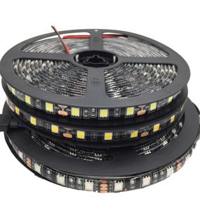 5050 Black PCB LED Strip IP65 Waterproof DC12V 60LEDM 5Mlot White Warm White Red Green Blue RGB9432411