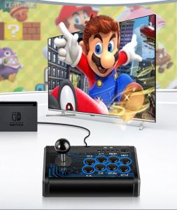 Gamepads 7 in 1 arcade dövüş çubuğu usb oyun denetleyicisi ps4/switch/p3/pc/android telefon/android tablet/xboxone/360