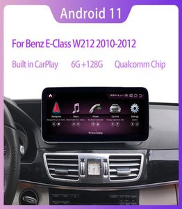 1025quot Qualcomm Android 11 6G RAM 128 ROM CAR PC Rádio GPS Navigação Bluetooth WiFi Cabeça da unidade de cabeça para Mercedes Benz E CLA9744718