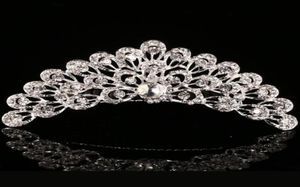 Festa di matrimonio Rhinestone Capelli da sposa Corona da sposa Donne Prom Party Crystal Crowns Tiaras Capelli per capelli Accessori per capelli Gioielli 168061330