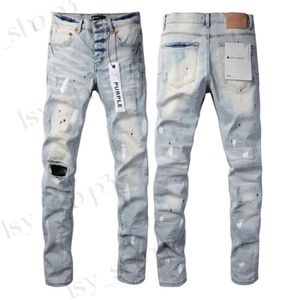 Purple Jeans Mens Denim Pants Designer Jean Men High Quality Purple Brand Jeans Distressed Black Ripped Biker Streetwear Casual Designers Joggers Pant 634