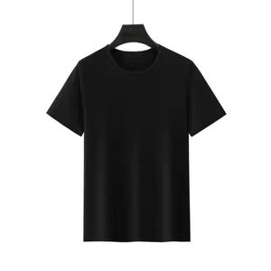 Camiseta para homens de verão algodão tops em branco