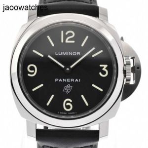 Panerais Watch Mens Uhren Panerais Luminor Basislogo mit Papier PAM01000 Hand Wund Mens Uhr q#129743