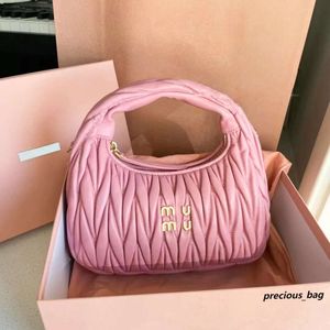 Torby sprzęgła Pink Cleo Designer skórzana torba dla kobiet z paskiem na ramię 2024
