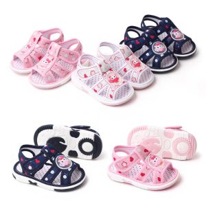 Sneakers unisex baby boy flicka sandaler 2023 sommarstrand småbarn nära skor nyfödda spädbarn första vandrare andningsbara sandaler för baby