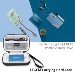 Casos LTGEM CASO PARA SAMSUNG T5/T3/T1 PORTÁVEL 250GB 500GB 1TB 2TB SSD USB 3.0 unidades de estado sólido externo