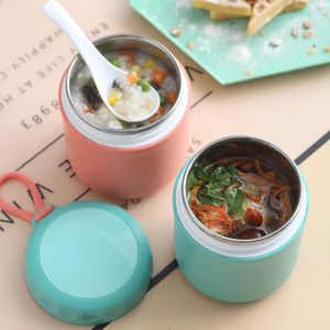 Ciotole in acciaio inossidabile Contenitori bento nella zuppa isolati da zuppa resistente alla colazione resistente ad alta temperatura per la preparazione dei pasti in viaggio