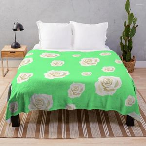 Coperte pattern rose boho letto bohémien a scacchi coperta