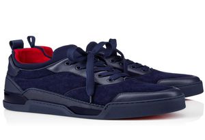 Top Aurelien Tisse serreneoprene sapatos aparecedores de luxo de luxo masculinos de moda de luxo, tênis de tênis vermelhos perfeitos