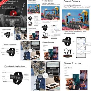 Ny 2024 2024 Andra bildelar Trådlös Bluetooth 5.0 Media ratthjul Remote Control Mp3 Musikspel för iOS Android -smarttelefoncykel Motorcykelpaket GPS GPS