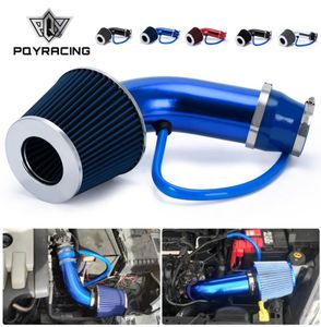 PQY Universal 3quot 76mm Air Filter Cold Air Intake Pipe Turbo Induction Pipes Tube Kit With Filters Cone PQYAIT28IMK143731193