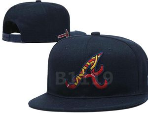 2020 Braves Hat Baseball Hat Snapback Strapback Flat Edge Dance Hiphop Cap Street Men039s och Women039S Sunshade Fashion HA9596385
