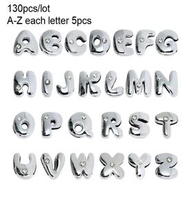 Mais opções Acessório Diy Caps de contas 130pcs 8mm Inglês Alphabet Slide Letters Charms Rhinestone Fit Pet Collar Wistband KeyChain44439865